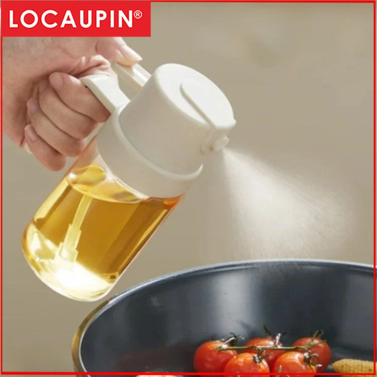 Locaupin 2-in-1 Oil Dispenser Bottle ā Spray or Pour with Gravity-Activated Lid