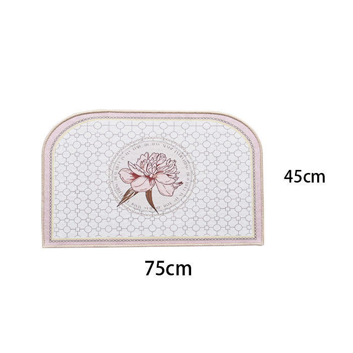 Locaupin Super Absorbent Bath Mat Ultra Absorbent Bathroom Mat for Quick Drying Kitchen Mat