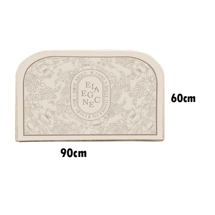 Locaupin Super Absorbent Bath Mat Ultra Absorbent Bathroom Mat for Quick Drying Kitchen Mat