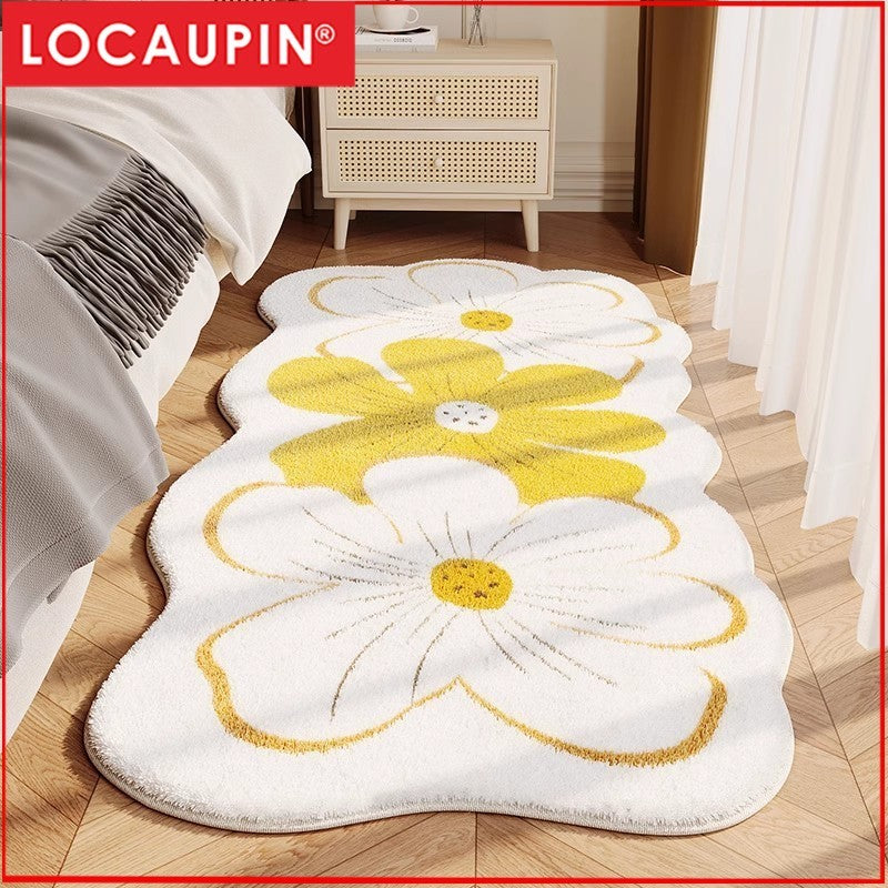 Locaupin Elegant Super Soft Mat for Bedroom and Living Room with Absorbent Feature Absorbent Premium Mat