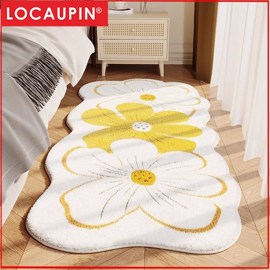 Locaupin Elegant Super Soft Mat for Bedroom and Living Room with Absorbent Feature Absorbent Premium Mat