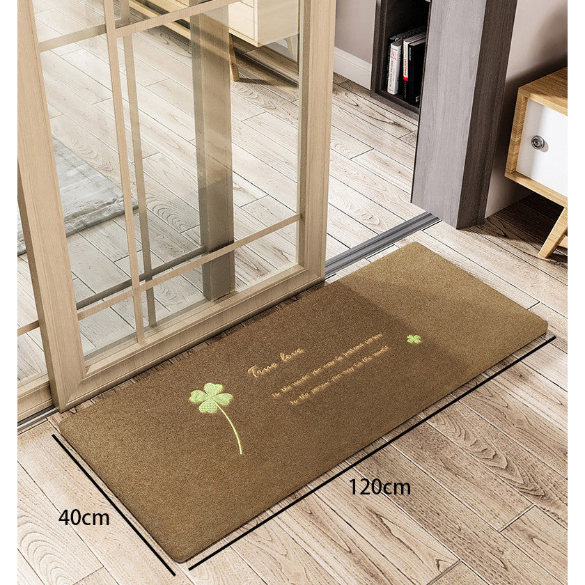 Locaupin Dirt Trapper Door Mat for Indoor Outdoor Washable Mat Non-Slip Entrance Rug Shoes Scraper