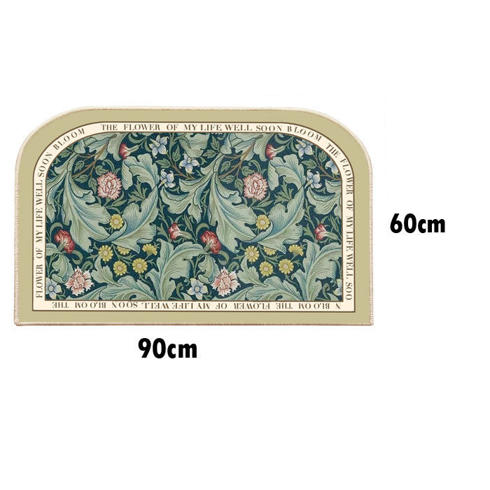 Locaupin Super Absorbent Bath Mat Ultra Absorbent Bathroom Mat for Quick Drying Kitchen Mat
