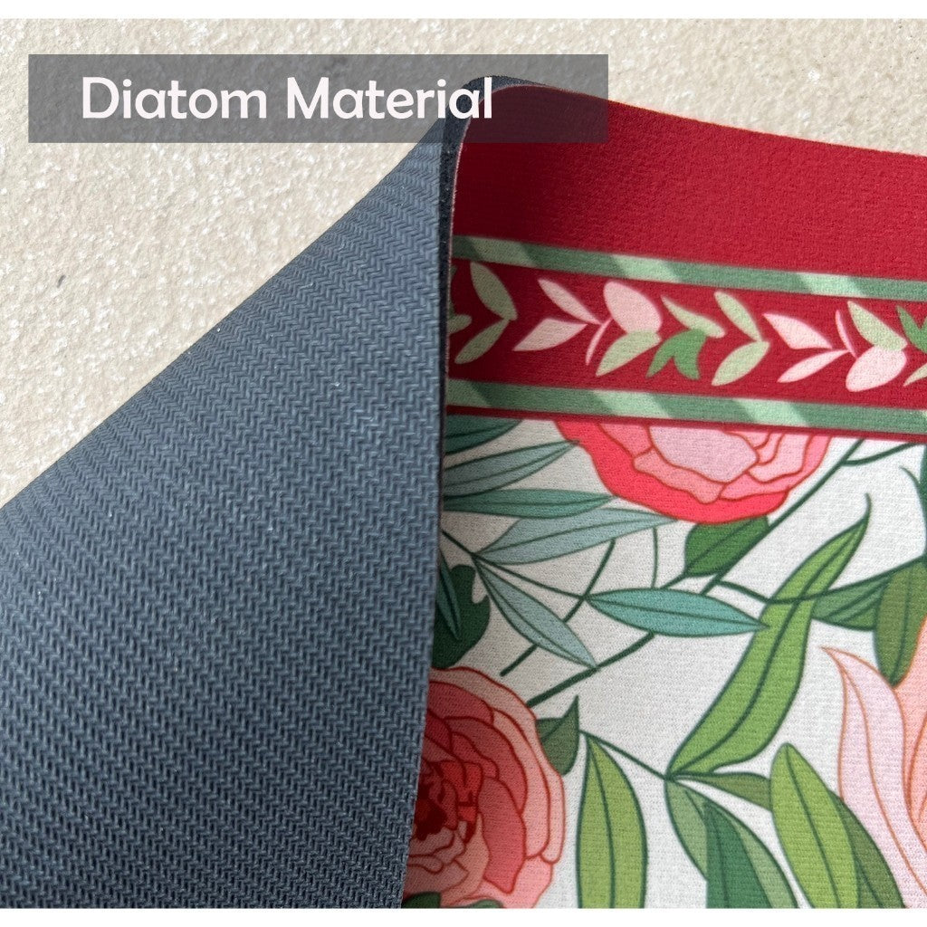 Locaupin Super Absorbent Washing machine dustproof mat Table mat with Non-Slip Rubber Bottom