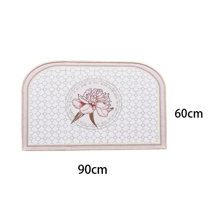 Locaupin Super Absorbent Bath Mat Ultra Absorbent Bathroom Mat for Quick Drying Kitchen Mat