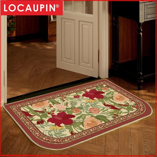Locaupin Super Absorbent Bath Mat Premium Bathroom Mat with Non-Slip Rubber Bottom for Living Room Floor