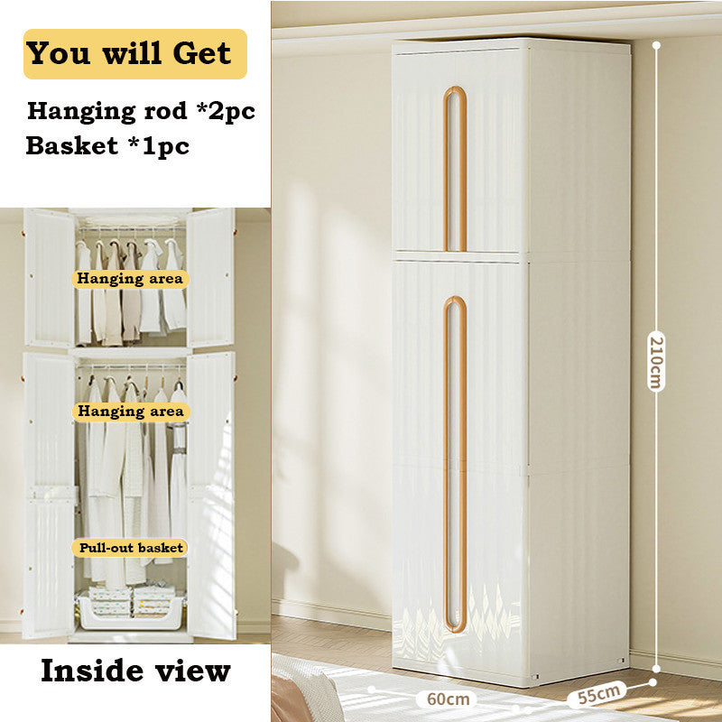 Locaupin Modern Minimalist Wardrobe Cabinet|Bedroom Furniture|Closet|Minimalist Storage Closet|Storage Solutions