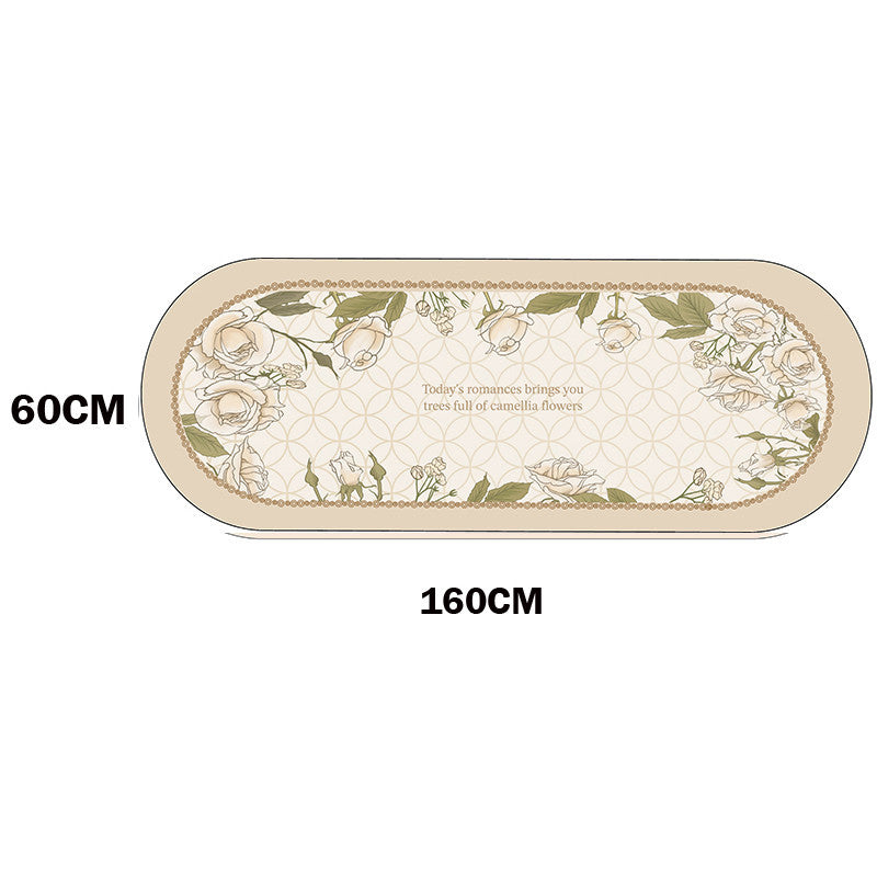 Locaupin Elegant Super Soft Mat for Bedroom and Living Room with Absorbent Feature Absorbent Premium Mat