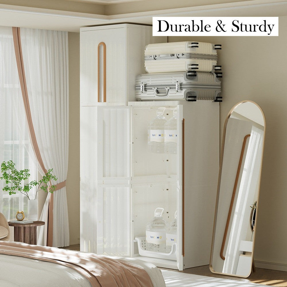 Locaupin Modern Minimalist Wardrobe Cabinet|Bedroom Furniture|Closet|Minimalist Storage Closet|Storage Solutions