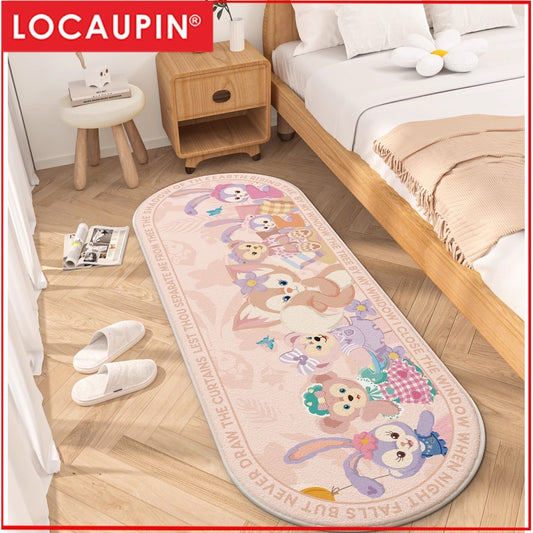 Locaupin Elegant Super Soft Mat for Bedroom and Living Room with Absorbent Feature Absorbent Premium Mat