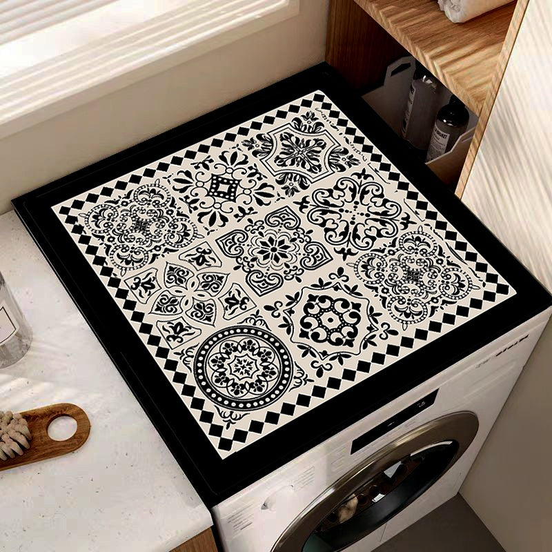Locaupin Super Absorbent Bath Mat Bathroom Mat Super Absorbent Living Room Floor Mat Rubber Non-Slip Bottom