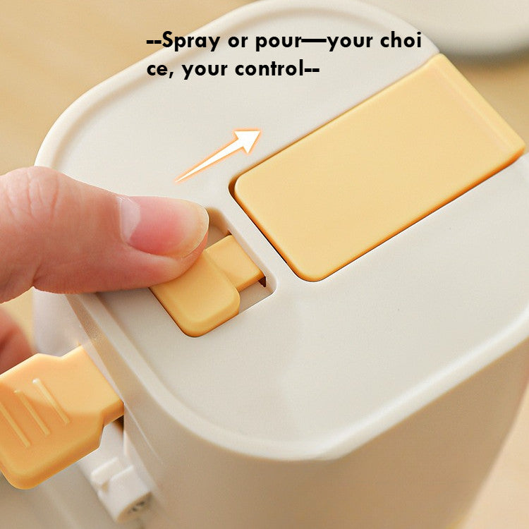 Locaupin 2-in-1 Oil Dispenser Bottle ā Spray or Pour with Gravity-Activated Lid