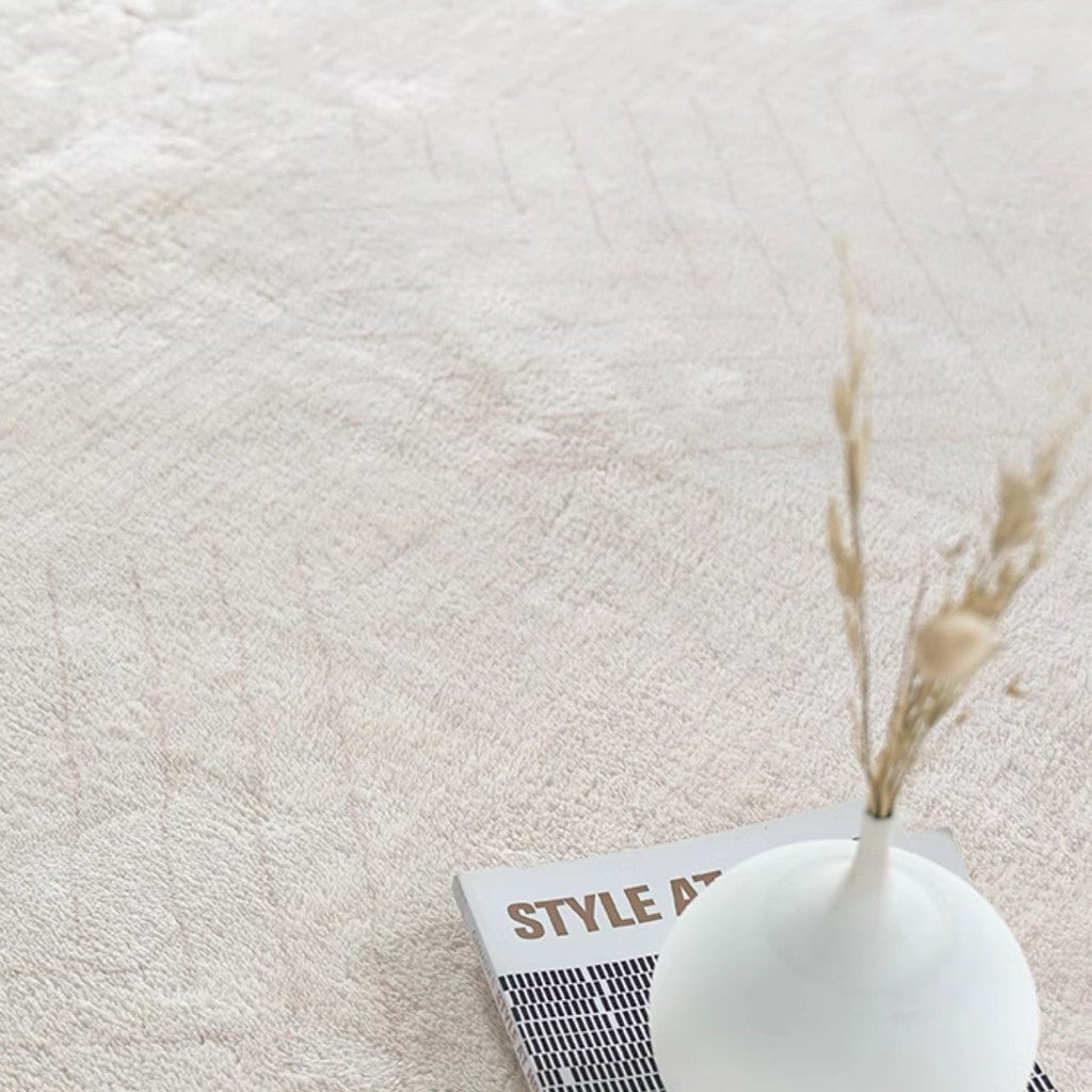 Locaupin Elegant Super Soft Mat Absorbent Mat for Bedroom and Living Room Carpet Children Room Mat