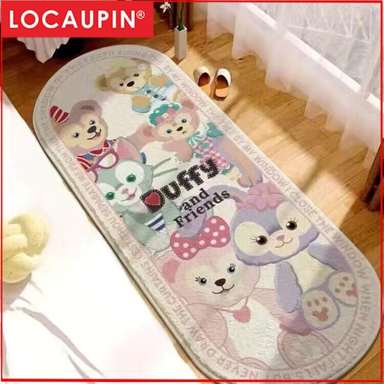 Locaupin Elegant Super Soft Mat for Bedroom and Living Room with Absorbent Feature Absorbent Premium Mat