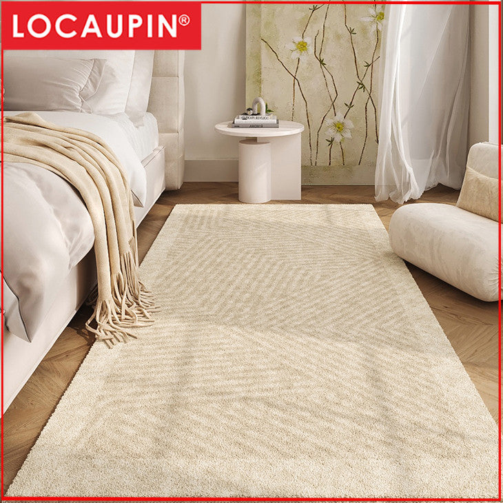 Locaupin Elegant Super Soft Mat Absorbent Mat for Bedroom and Living Room Carpet Children Room Mat