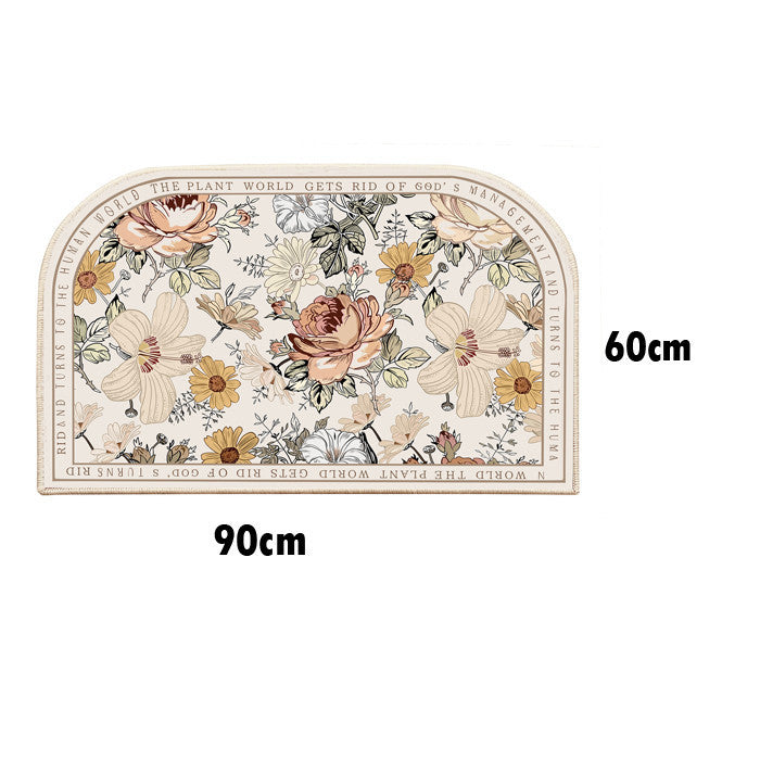 Locaupin Super Absorbent Bath Mat Ultra Absorbent Bathroom Mat for Quick Drying Kitchen Mat