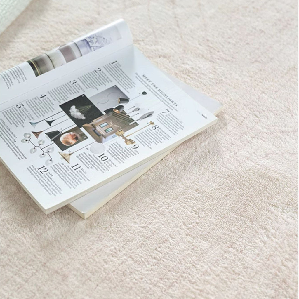 Locaupin Elegant Super Soft Mat Absorbent Mat for Bedroom and Living Room Carpet Children Room Mat