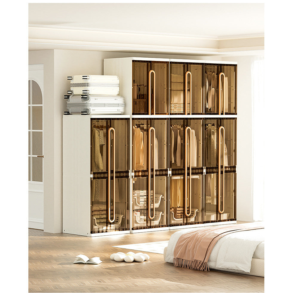 Locaupin Modern Minimalist Wardrobe Cabinet|Bedroom Furniture|Closet|Minimalist Storage Closet|Storage Solutions