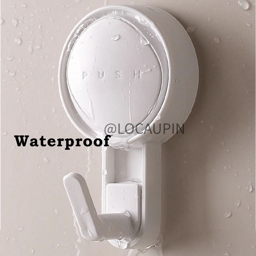 Locaupin Removable Adhesive Hooks,Wall Hooks-Reusable, No-Trace, Tool-Free Installation