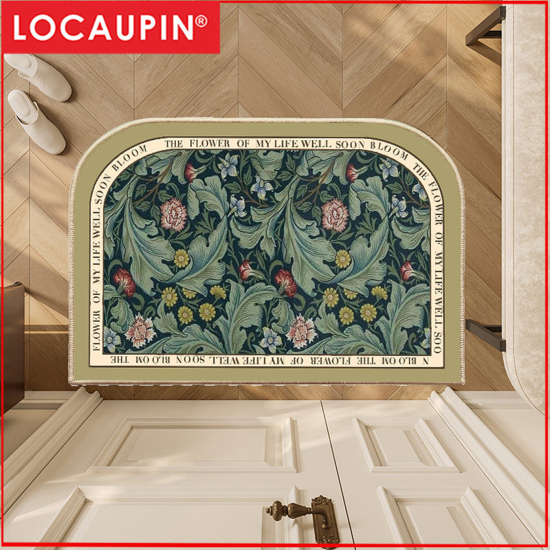 Locaupin Super Absorbent Bath Mat Ultra Absorbent Bathroom Mat for Quick Drying Kitchen Mat