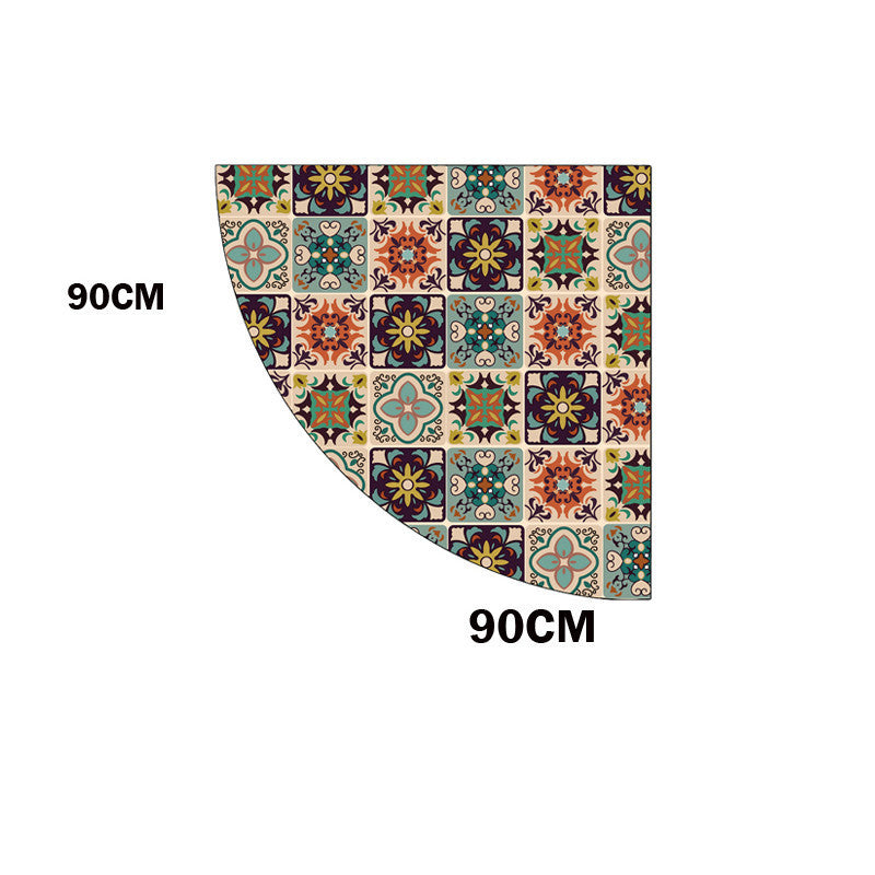 Locaupin Super Absorbent Bath Mat Bathroom Mat Super Absorbent Living Room Floor Mat Rubber Non-Slip Bottom
