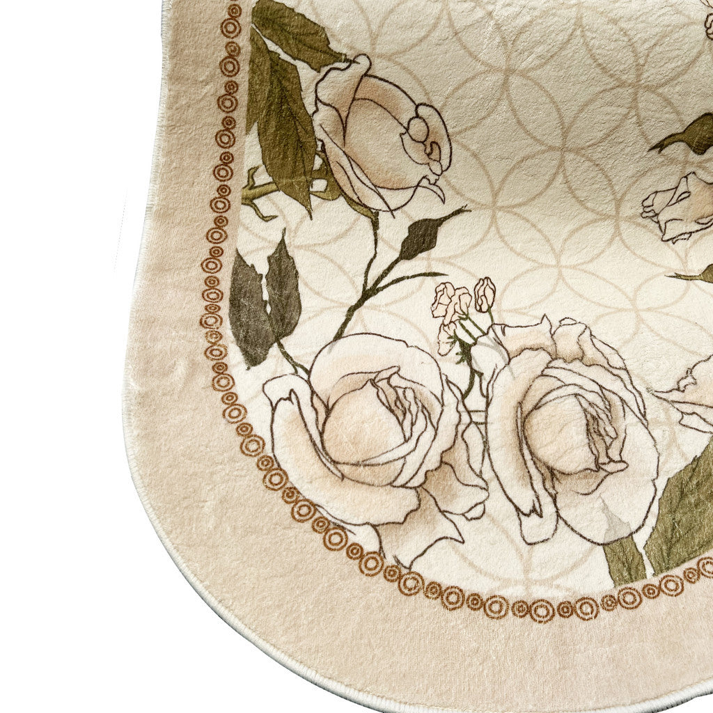 Locaupin Elegant Super Soft Mat for Bedroom and Living Room with Absorbent Feature Absorbent Premium Mat