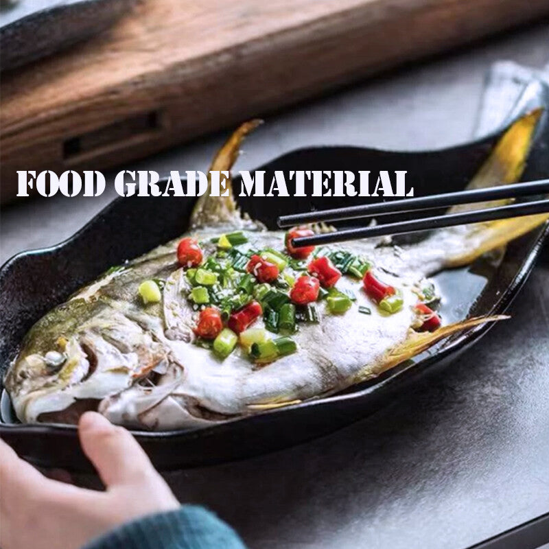 Locaupin Fish Plates Dinner Plates Ceramic Plate Family Dinner Plate Dinnerware Serving Dishes Tableware
