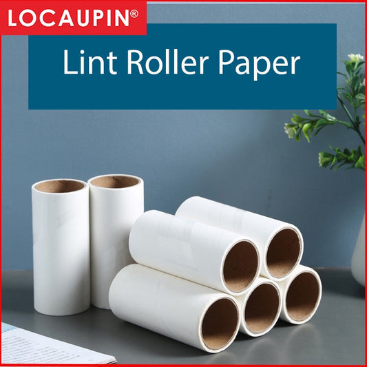 Locaupin 2roll 16cm 60sheet Lint Roller Refill,Super Sticky Roller Pet Hair Clothes Roller Refill