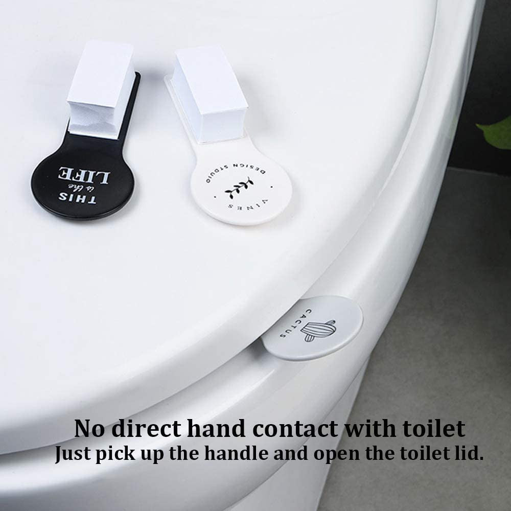 Locaupin Portable Antimicrobial Toilet Seat Lifter/Handle ,BE HEALTHY & SANITARY - Stops the spread of germs