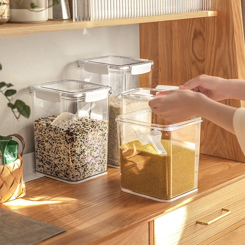 Locaupin BPA FREE 4.2/5.2/6.5L Capacity Airtight Food Storage Container Pet Kitchen &Pantry Organization Food Dispensers