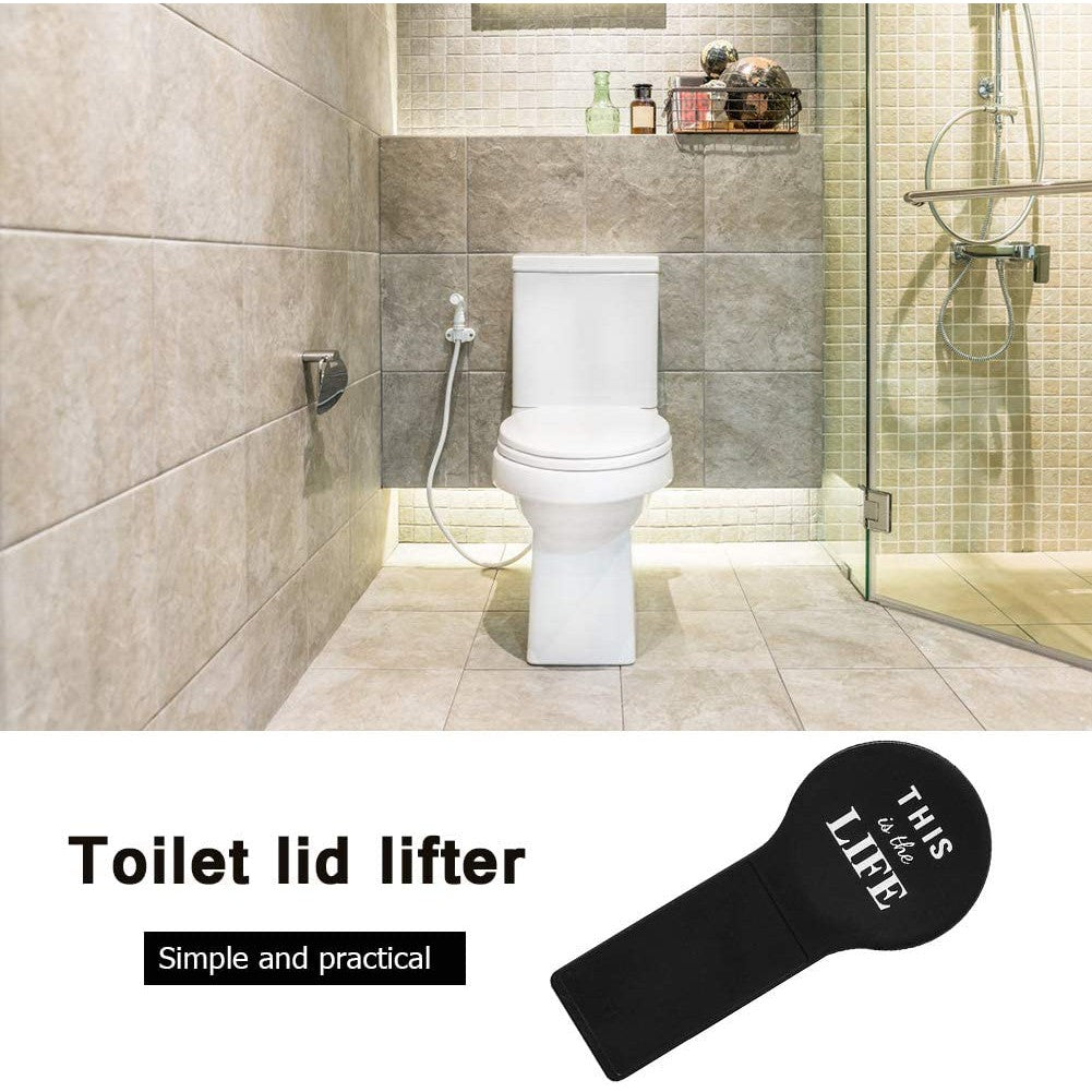 Locaupin Portable Antimicrobial Toilet Seat Lifter/Handle ,BE HEALTHY & SANITARY - Stops the spread of germs