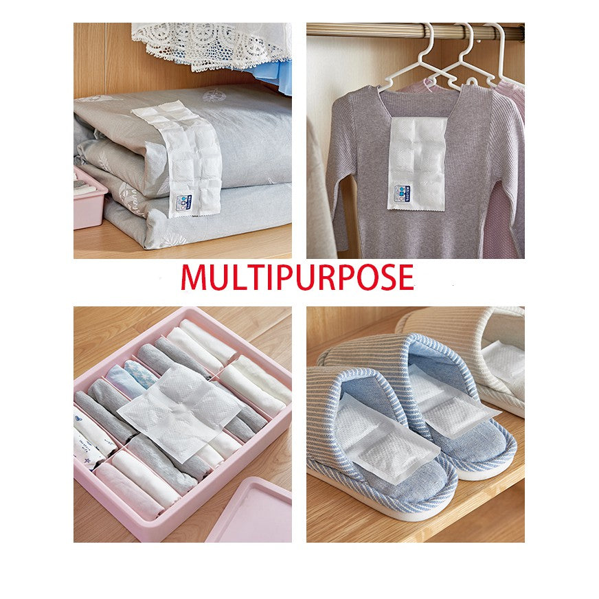 Locaupin Reusable Hanging Moisture Absorber Wardrobes, Humidity Bags for Closet and wardrobes Dehumidifier Bags