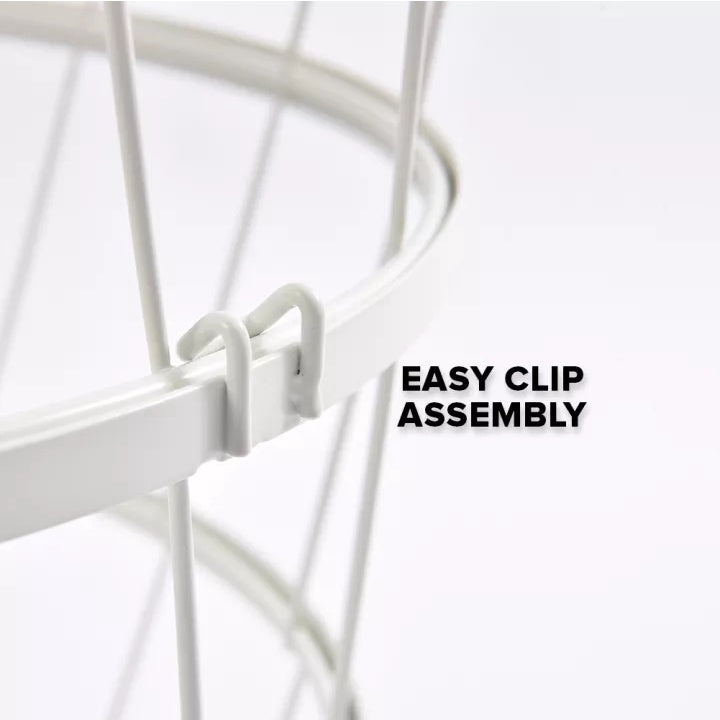 Locaupin Easy Assemble Modern Snack Coffee Side Table Wire Metal Multifunctional Storage Basket Shelf Lifting Top Plate