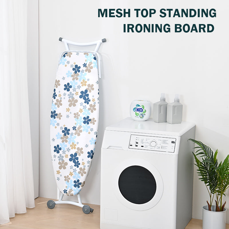 Locaupin Pro Luxury Ironing Board - Extreme Stability Steam Iron Rest , Extra-Large Board, Adjustable Height,Foldable
