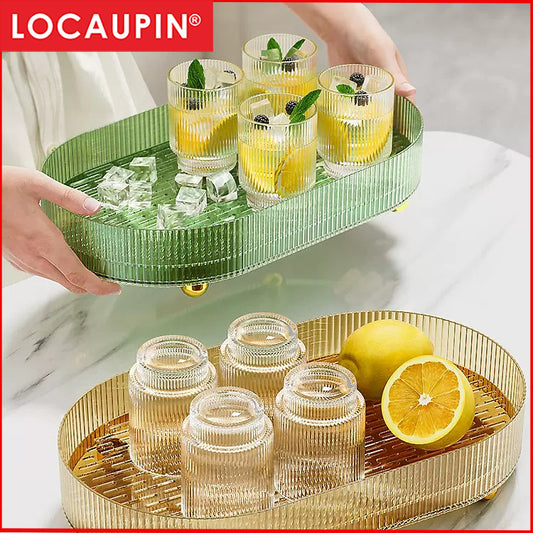 Locaupin Drain Board Double Layer Kitchen Drain Shelf Sink Detachable Draining Rack Tray Fit for Dish Bowl,Vegetable