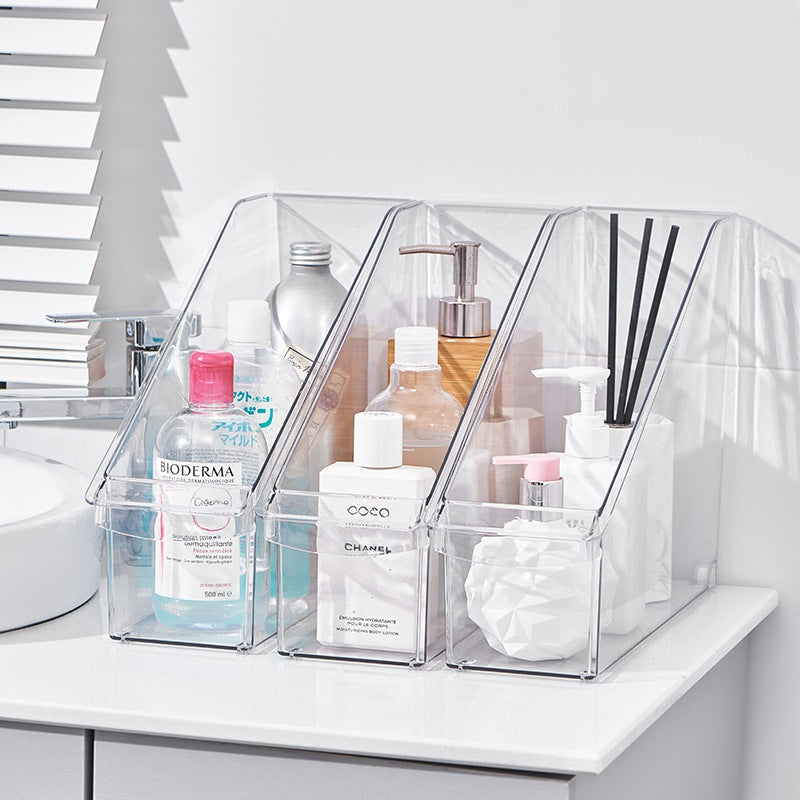 Locaupin Book Storage, Stationery Storage, Cabinet Box Storage Organizers Storage Bins Plastic Organizers Snack Storage