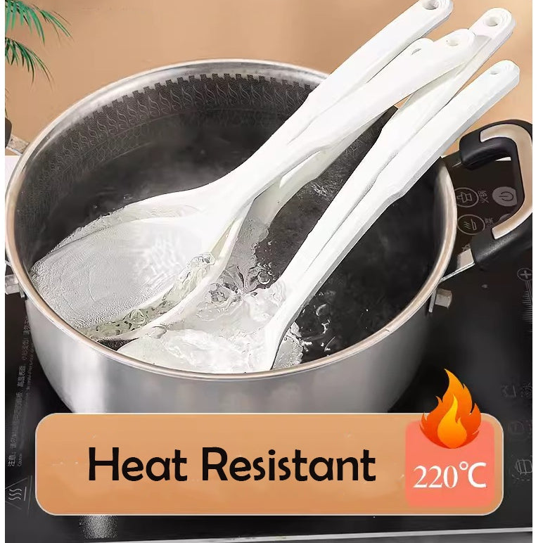 Locaupin 220°C Heat Resistant Silicone Cooking Kitchen Utensils, BPA Free Dishwasher Safe, Nonslip Grips Cookware