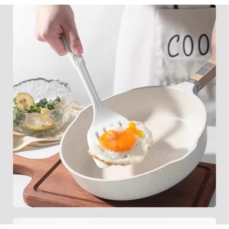 Locaupin 220°C Heat Resistant Silicone Cooking Kitchen Utensils, BPA Free Dishwasher Safe, Nonslip Grips Cookware
