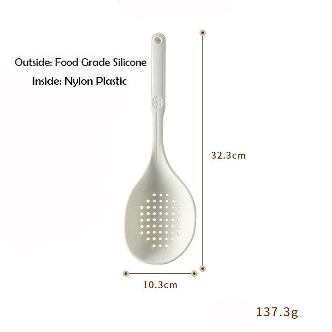 Locaupin 220°C Heat Resistant Silicone Cooking Kitchen Utensils, BPA Free Dishwasher Safe, Nonslip Grips Cookware