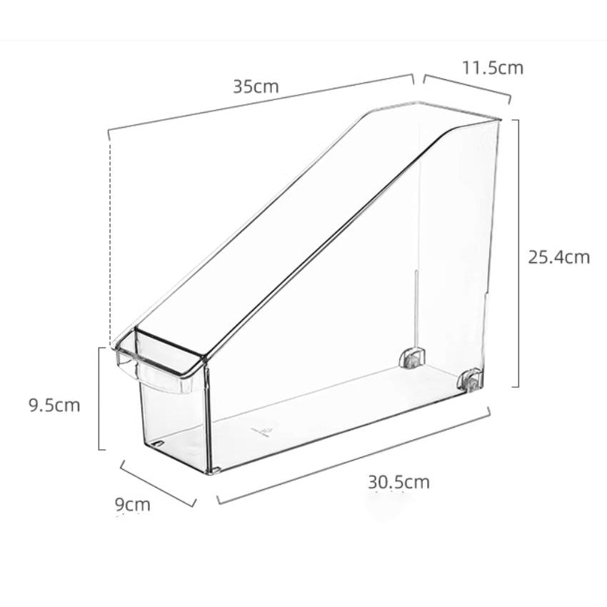 Locaupin Book Storage, Stationery Storage, Cabinet Box Storage Organizers Storage Bins Plastic Organizers Snack Storage