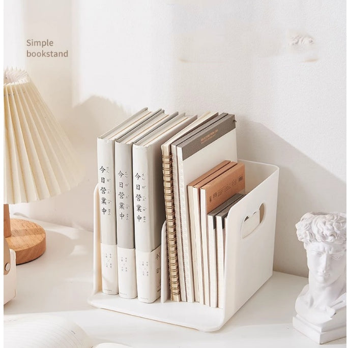 Locaupin Plastic Vertical File Folder Storage Organizer Bin,Hold Notebooks,Binders,Envelopes,Magazines for Home Office