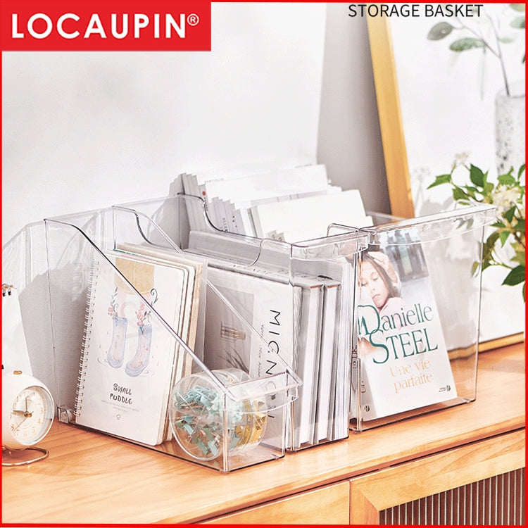 Locaupin Book Storage, Stationery Storage, Cabinet Box Storage Organizers Storage Bins Plastic Organizers Snack Storage