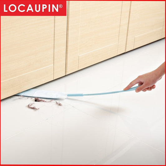 Locaupin Cleaning Duster Disposable non-woven Fabric Bendable Gap Brush for High Ceiling Furniture