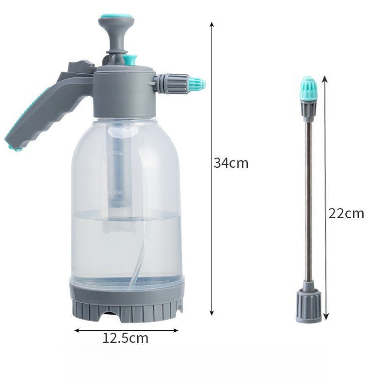 Locaupin 1.8L Hand Pressure Garden Sprayer, Air Pressure Plastic Spray Bottle for Plant Flower, Pump Pressure Sprayer
