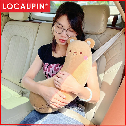 Locaupin Soft Seat Belt Shoulder Pad for Car – Universal Fit, Anti-Chafing Cover for Adults and Kids