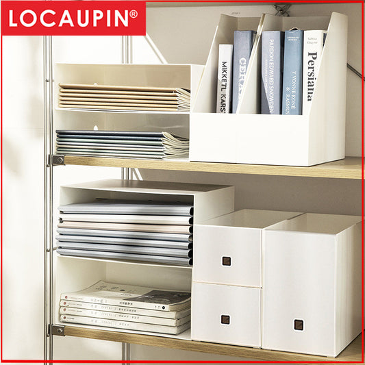 Locaupin Home Combined DIY Storage Box Multifunction Storage Cart office A4 File Stationery Storage Bins