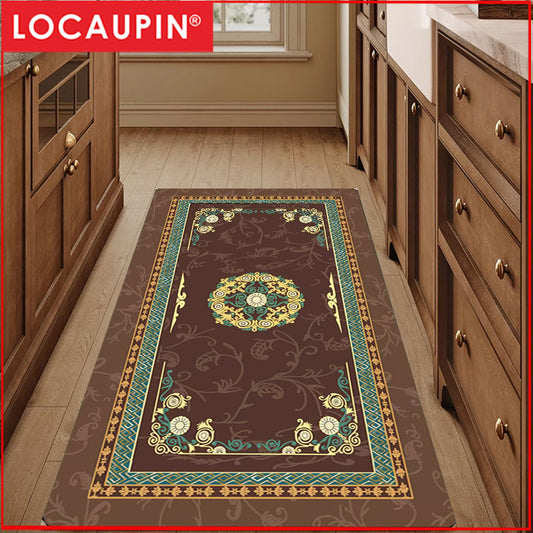 Locaupin Super Absorbent Bath Mat Bathroom Mat Super Absorbent Living Room Floor Mat Rubber Non-Slip Bottom