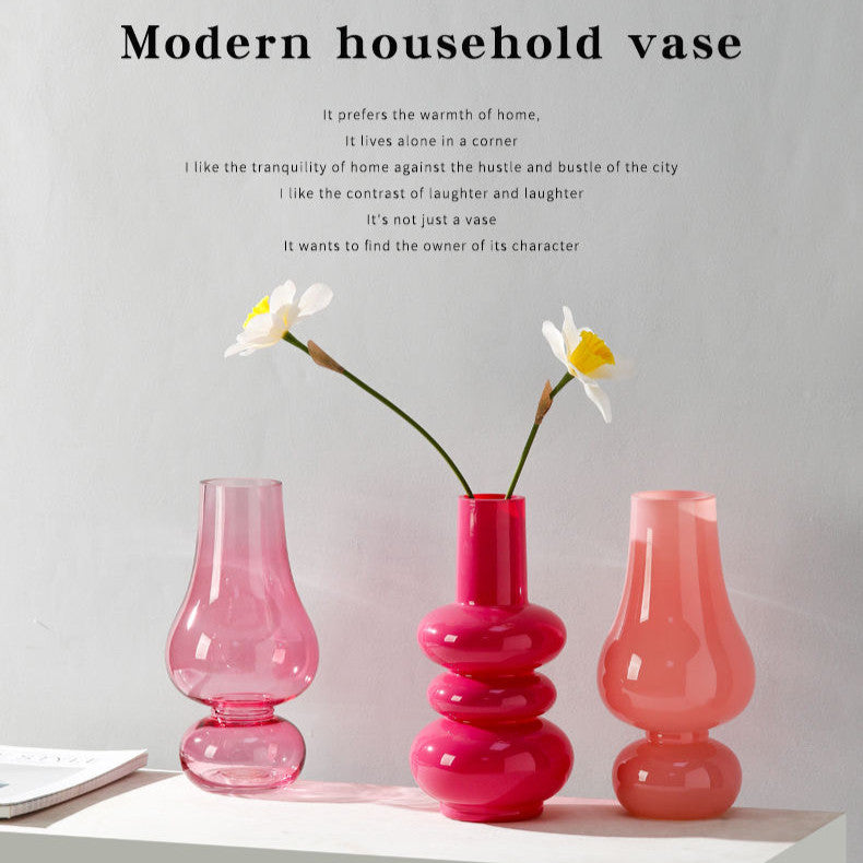Locaupin Clear Glass Cylinder Vase,Floating Candle Holder Vase, Decor Vases,Clear Vases for Wedding Decorations