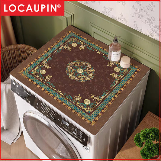 Locaupin Super Absorbent Bath Mat Bathroom Mat Super Absorbent Living Room Floor Mat Rubber Non-Slip Bottom