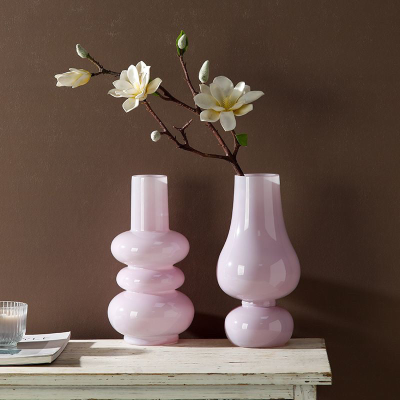 Locaupin Clear Glass Cylinder Vase,Floating Candle Holder Vase, Decor Vases,Clear Vases for Wedding Decorations